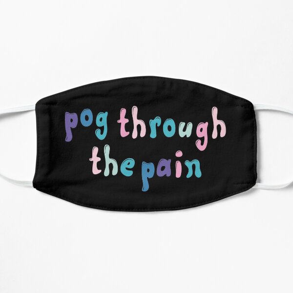 tommyinnit : pog through the pain Flat Mask