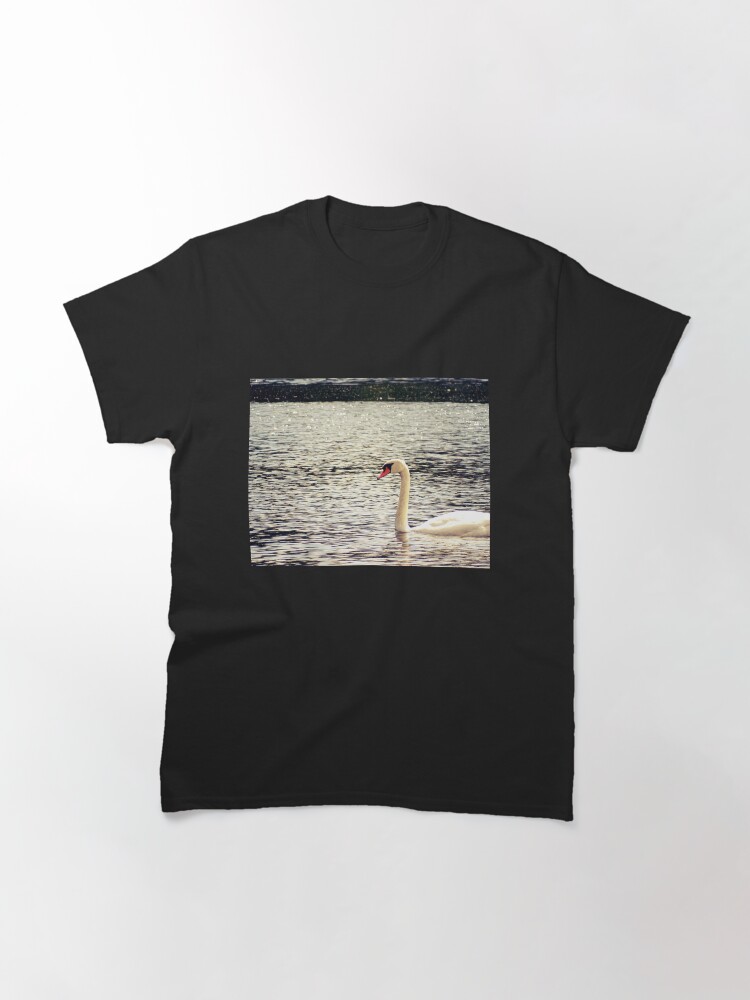 Alternate view of Swan, Swan sticker, Swan magnet, Swan socks Classic T-Shirt