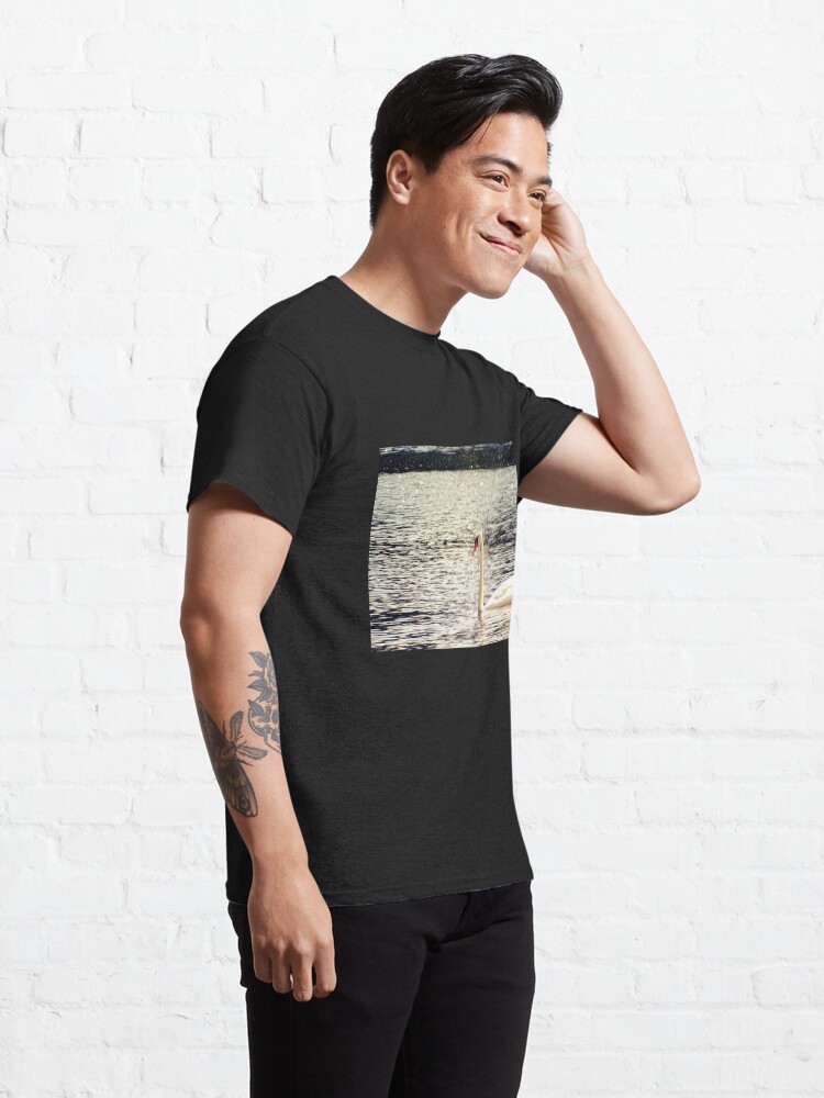 Alternate view of Swan, Swan sticker, Swan magnet, Swan socks Classic T-Shirt
