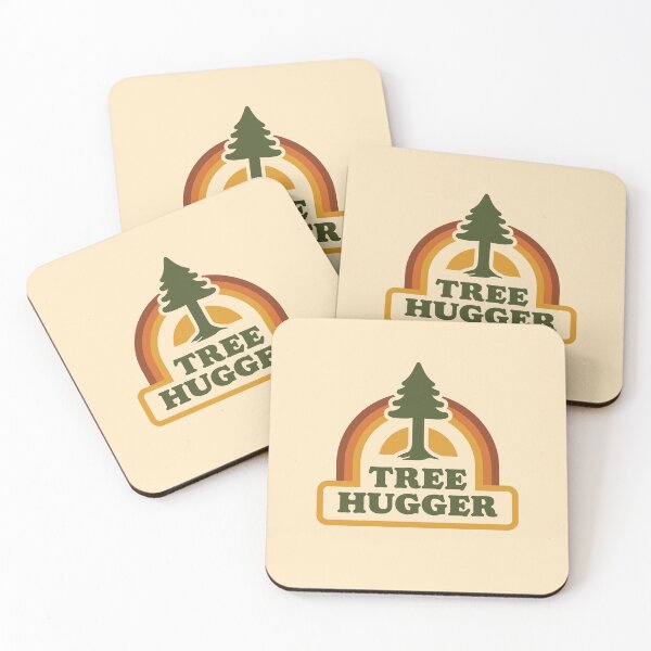 Item preview, Retro Tree Hugger designed and sold by Amanda Weedmark.