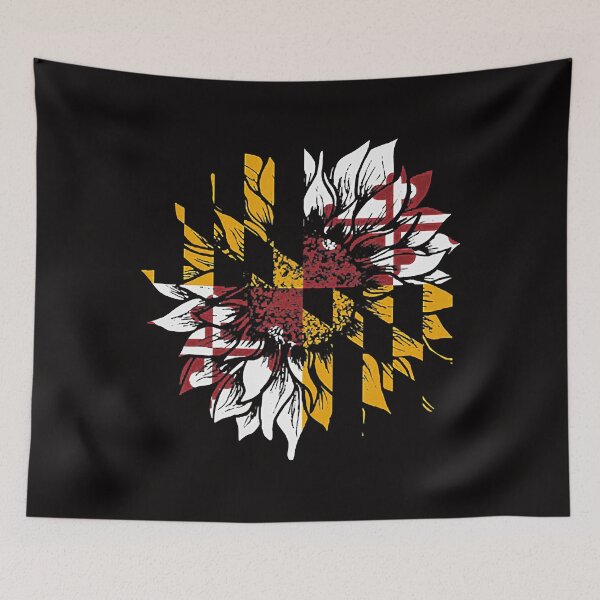 Item preview, Sunflower Maryland flag designed and sold by JonesErin.