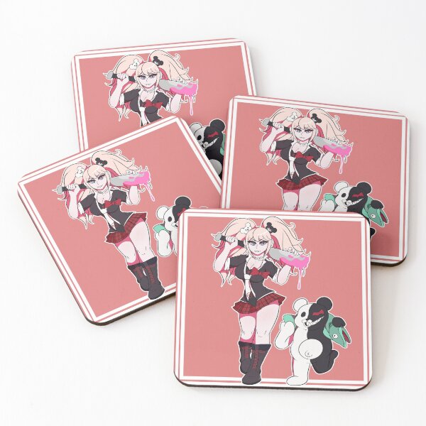 Item preview, Junko Enoshima & Monokuma designed and sold by BlueNightingale.