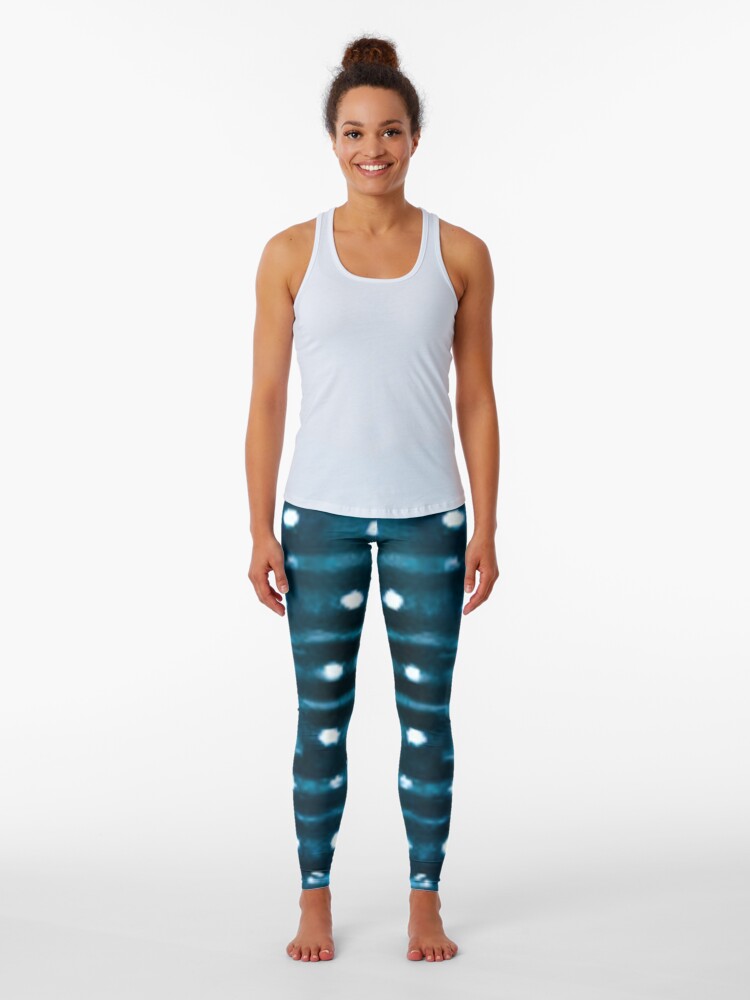 Whale Shark Print Leggings for Sale by sub-motion