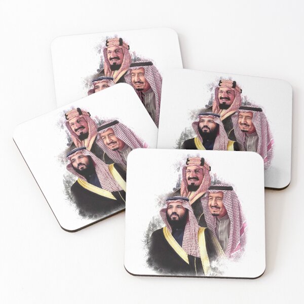 Item preview, Group Photo of King Abdulaziz, King Salman and Crown Prince Mohammed bin Salman designed and sold by yassinehelal.
