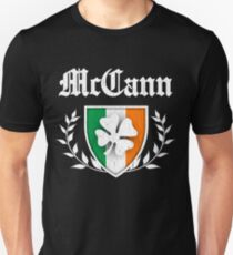 McCann Family Shamrock Crest (vintage distressed) Unisex T-Shirt