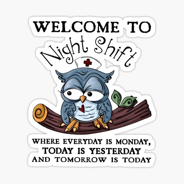 Night Shift Workers Gift, Funny Midnight Shift Gifts Welcome to