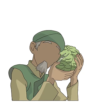 Artwork thumbnail, Cabbage Man by RHallucinations