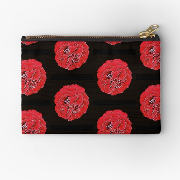 Red Rose Zipper Pouch