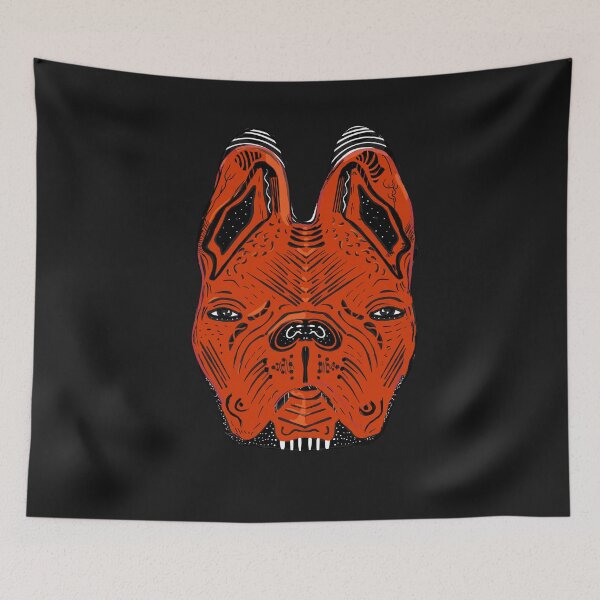 Item preview, Mean Mug Dog in Red designed and sold by Slydell1.
