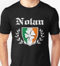 Nolan Family Shamrock Crest (vintage distressed) Slim Fit T-Shirt