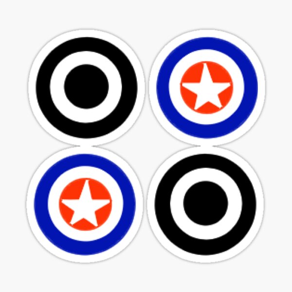 Star & Zero logo stickers Sticker