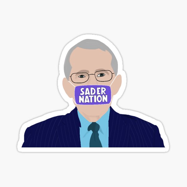 Sader Nation Fauci Sticker