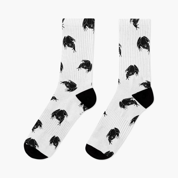 Item preview, Simple Modern Frog Pattern (solid black) designed and sold by only-two.