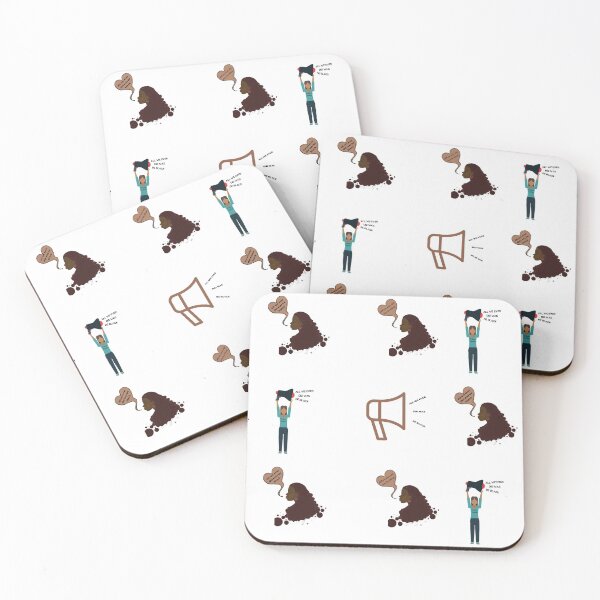 Item preview, ALL WE EVER DID WAS BE BLACK sticker pack designed and sold by LiveAndGlow.