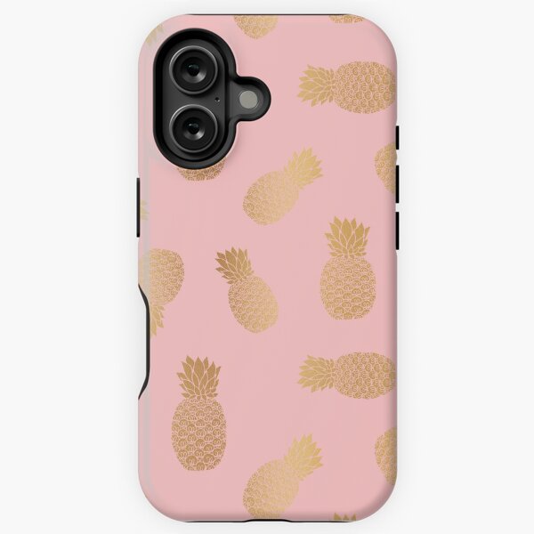 Item preview, Pink and Gold Pineapple Pattern designed and sold by Julie Erin Designs.