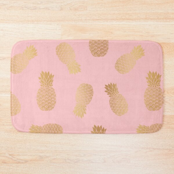 Item preview, Pink and Gold Pineapple Pattern designed and sold by Julie Erin Designs.
