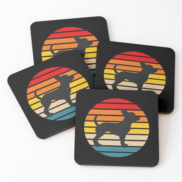 Item preview, Retro Dog Sunset | Vintage Colors designed and sold by chris-ellis-art.