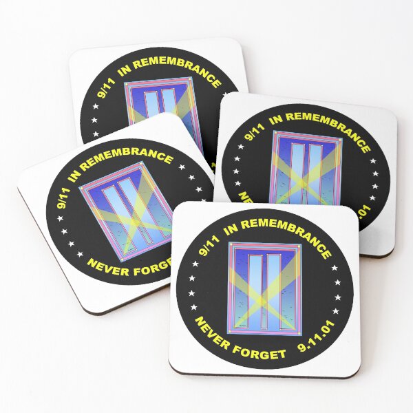 Item preview, 9/11 Variations in Remembrance 9.11.01 with Pink and Yellow on Black designed and sold by Neil Feigeles.