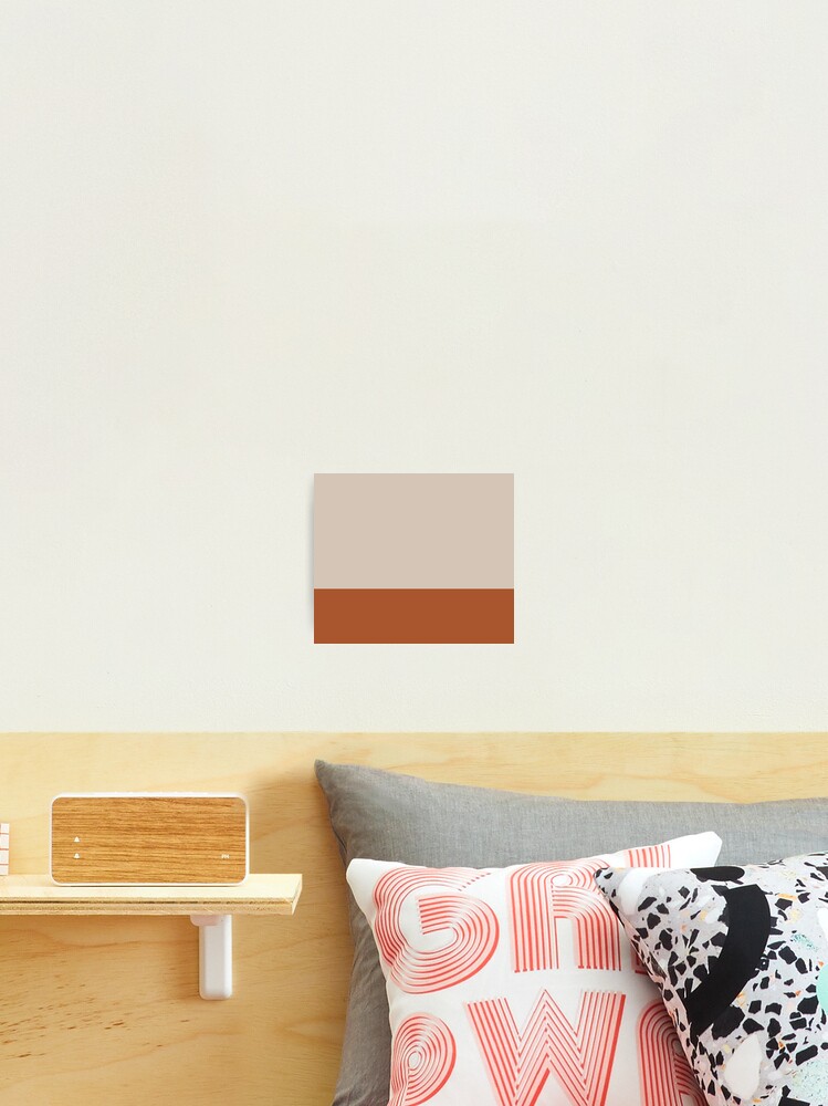 Geometric Color Block Poster by apricot+birch