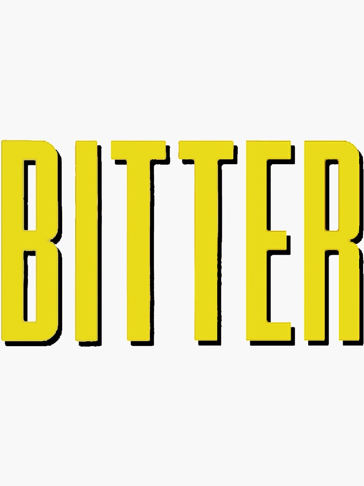 "bitter by fletcher sticker" Sticker for Sale by emmamcguire Redbubble