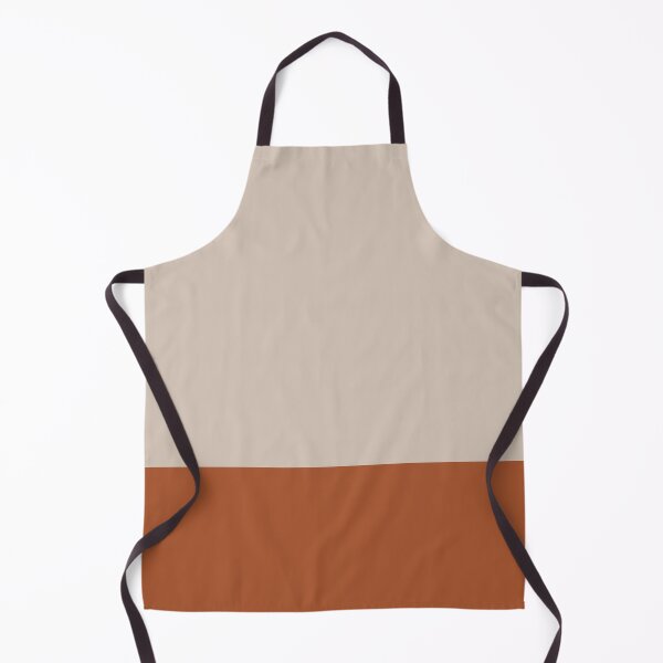 Item preview, Minimalist Color Block Cuffed Solid in Putty and Clay Rust Terracotta designed and sold by kierkegaard.