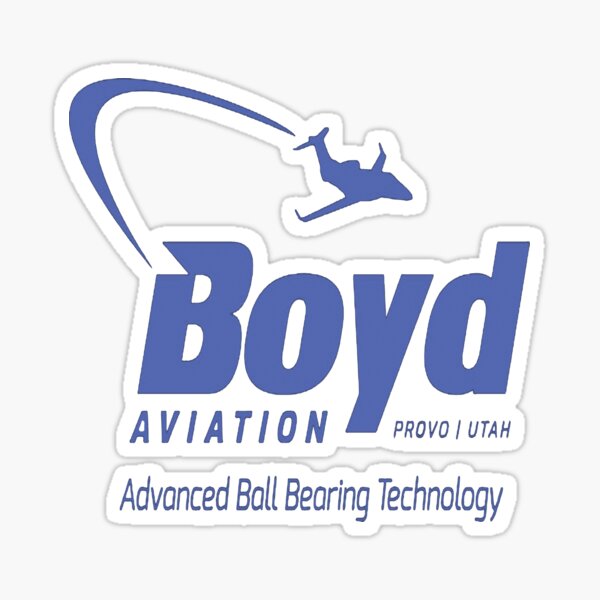 Boyd Aviation Fletch Sticker