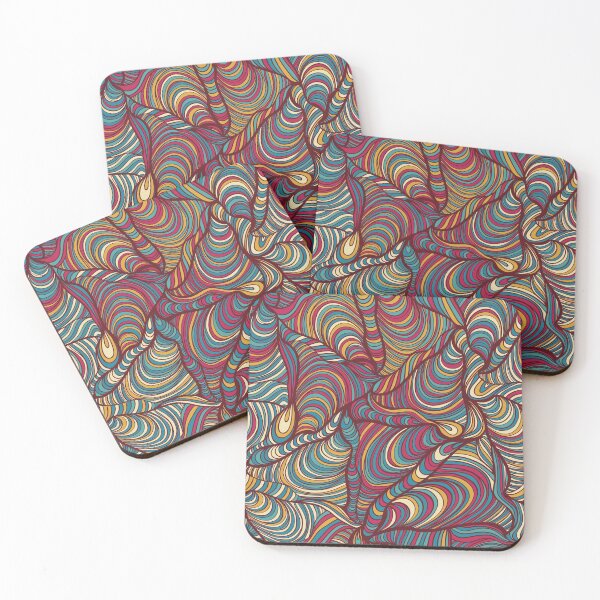 Item preview, Wavy Psychedelic Pattern designed and sold by Astral Prints.