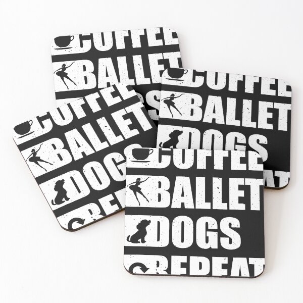 Item preview, Ballet Coffee Dogs Dancing Gift Tutu Ballerina Dancer designed and sold by KhanWill.