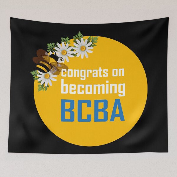 Item preview, Congrats On Becoming BCBA designed and sold by Fas Designs.