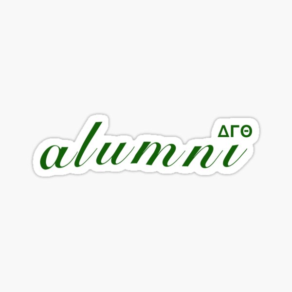 delta alum Sticker