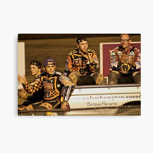 Wolves Speedway Team 4 members Canvas Print