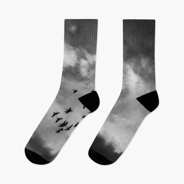 Item preview, birds in flight in a dramatic sky designed and sold by ricobarinas.