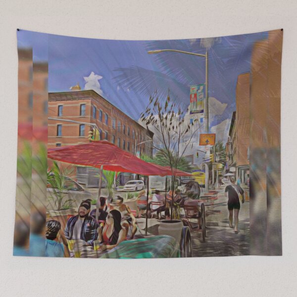 Item preview, Dining Out in Park Slope Brooklyn designed and sold by bipolarvirgoart.