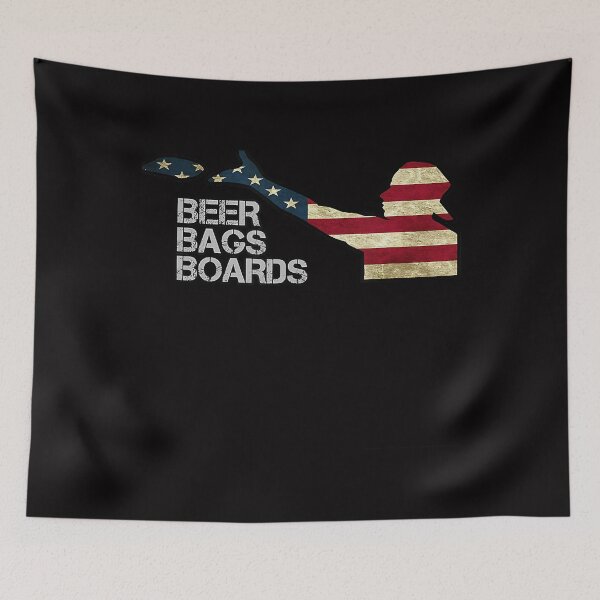 Artikelvorschau, Beer Bags Boards Cornhole USA Flagge entworfen und verkauft von ClarkeLilly.