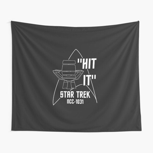 Item preview, Star Trek Discovery Captain Pike: Hit it (White) designed and sold by sci-fi-nerd.