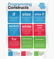 Programming Constructs (Coding Literacy) Poster