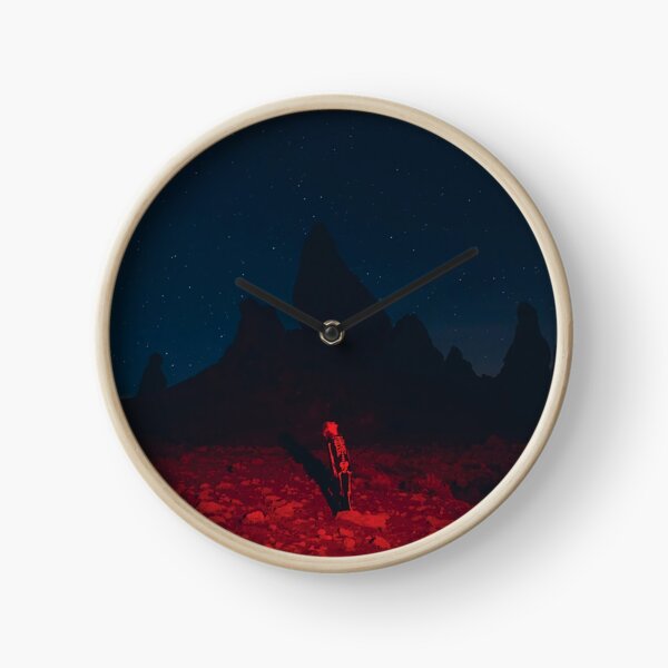 Night Bridgers Land Star Clock