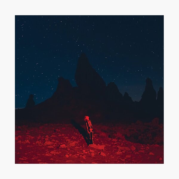 Night Bridgers Land Star Photographic Print
