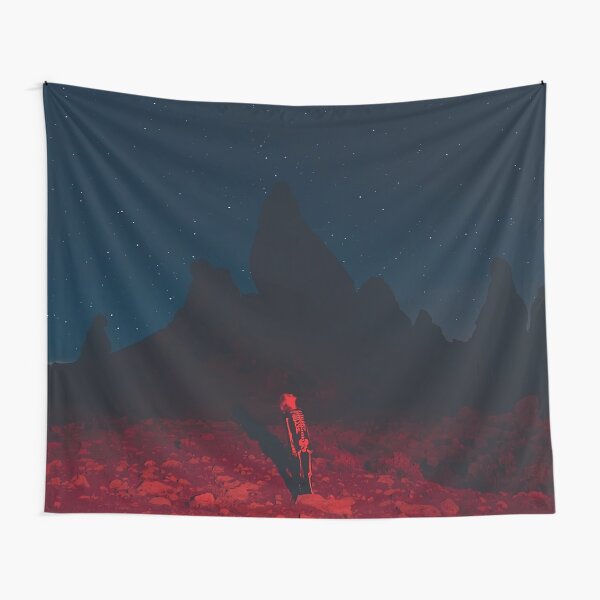 Night Bridgers Land Star Tapestry