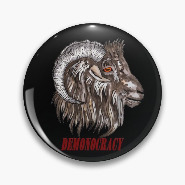 Item preview, Satanic goat Demonocracy designed and sold by susserain.