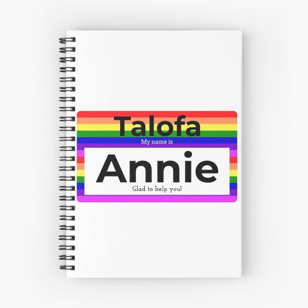 Item preview, Talofa, I'm Annie Samoan Greeting  designed and sold by Siahtasi55.