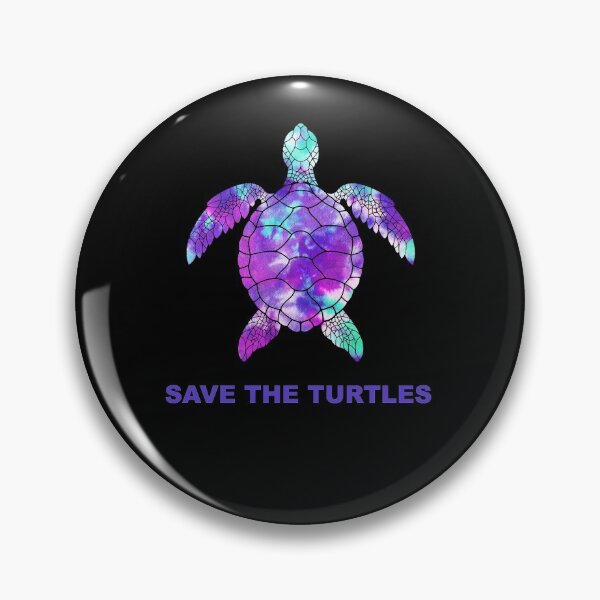 Artikelvorschau, Tie Dye Turtle Blue Purple Splotch Rette die Schildkröten vsco Aesthetic entworfen und verkauft von Draculaura2009.
