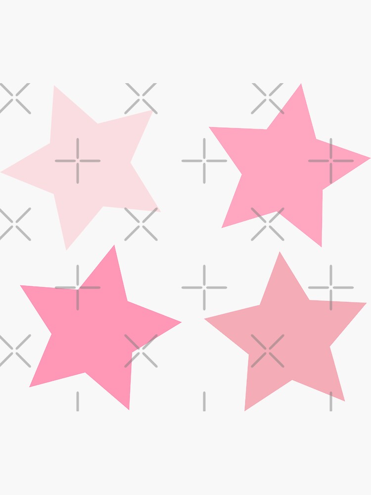 light pink stars | Sticker