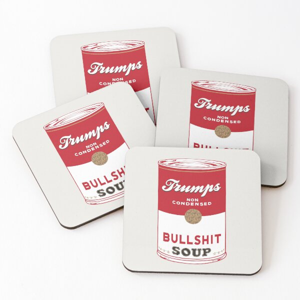 Aperçu de l'œuvre Surpasse la citation de protestations de soupe aux conneries de Word La soupe peut être utilisée comme arme, soupe pour ma citation de famille, style pop art créée et vendue par ibeargifts.
