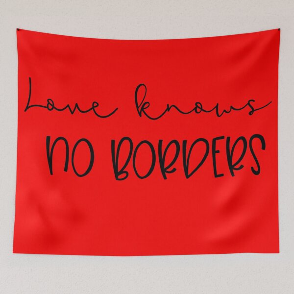 Item preview, Love Knows No Borders Red | Stay Strong designed and sold by SerendipityNow.