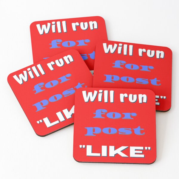 Item preview, Funny Runner Running For Post "Likes" designed and sold by Damitparasayo.