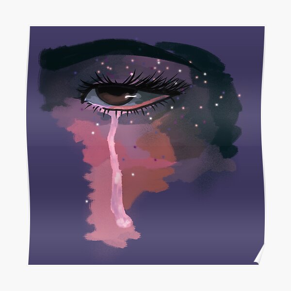 "euphoria glitter tear" Poster by jacijedrych Redbubble