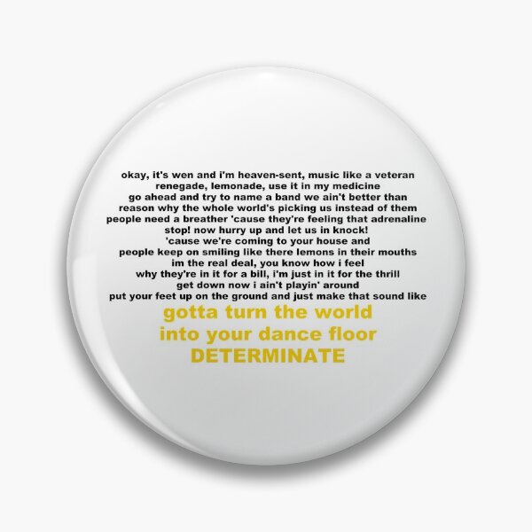 Item preview, Lemonade Mouth Determinate Rap designed and sold by rachelmp114.