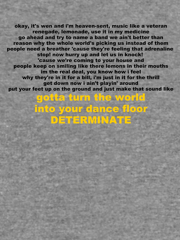 "Lemonade Mouth Determinate Rap" Lightweight Sweatshirt by rachelmp114