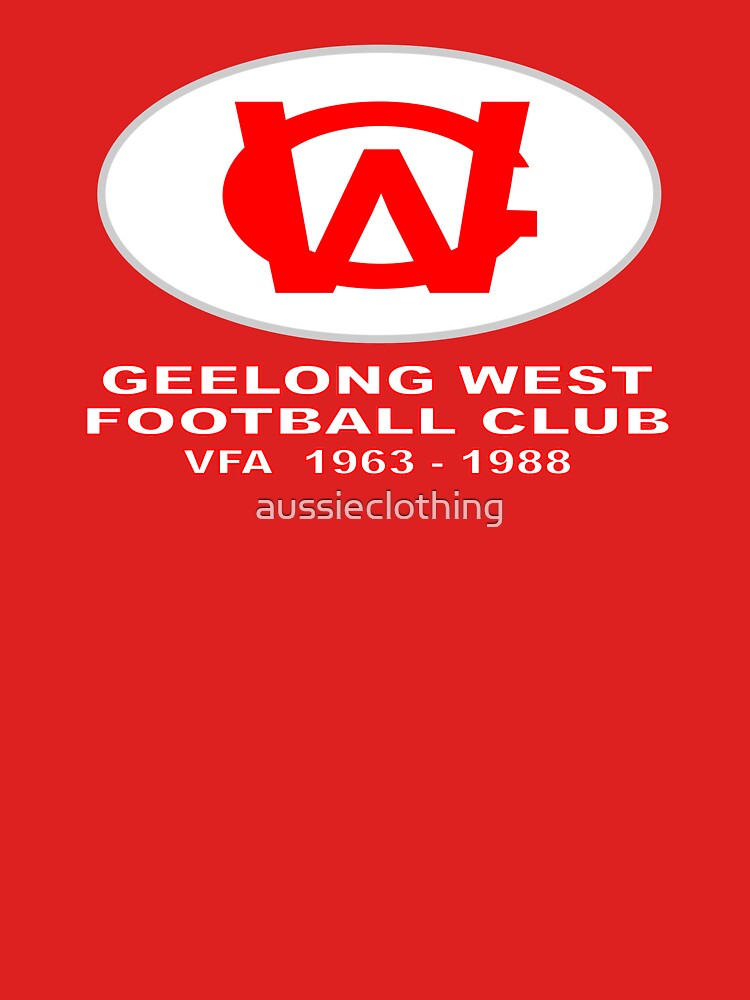 "Geelong West VFA" Tshirt by aussieclothing Redbubble
